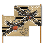 New Orleans Saints American Landscape House Flag