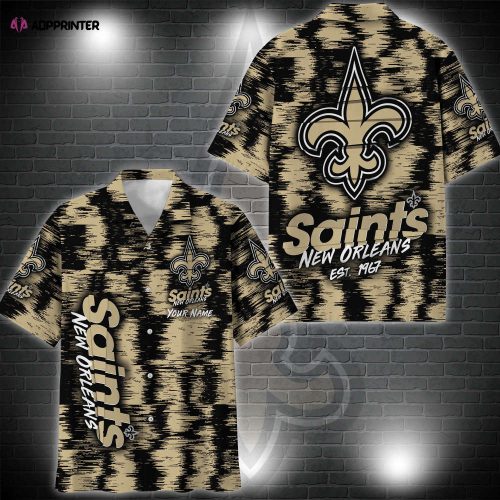 New Orleans Saints Hawaii Shirt Custom Your Name, Sport 3D Shirt, Gift For Fan EHIVM-57494