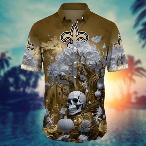 New Orleans Saints  Skull Trending Hawaii Shirt New Arrivals H51939