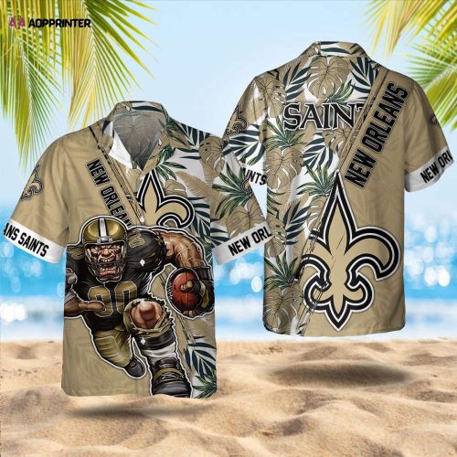 New Orleans Saints Summer Hawaiian Shirt Gift Men Women Gift Men Women