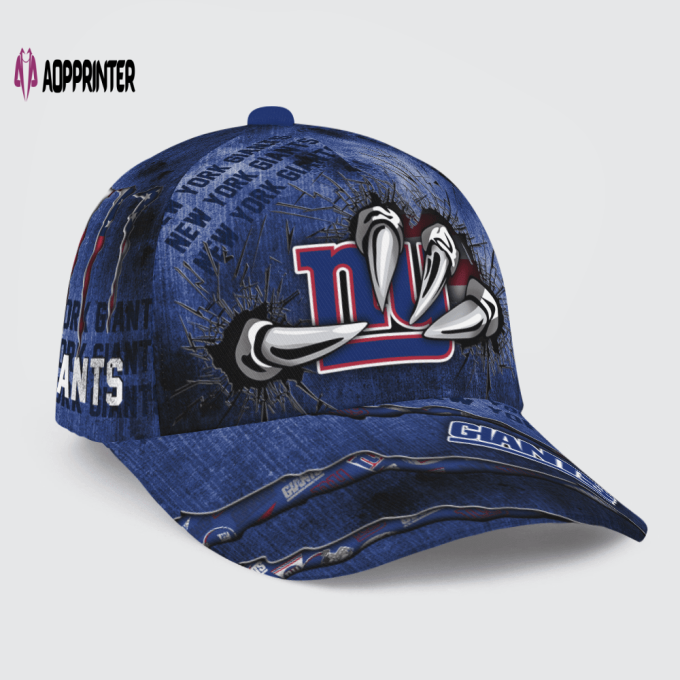 New York Giants Flag 3D Dragon Classic Baseball Classic Baseball Classic Cap Men Hat Men Hat