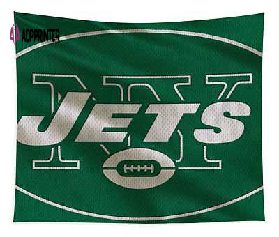 New York Jets Joe Hamilton Tapestry: Authentic NFL Uniform Art for Diehard Fans