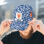 New York Mets Digital Camo AOP Classic Baseball Classic Baseball Classic Cap Men Hat Men Hat