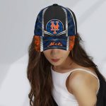 New York Mets Digital Camo Print Baseball Classic Cap Men Hat