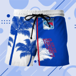 NEW YORK RANGERS HAWAII SHIRT MEN SHORT CUSTOM NHL