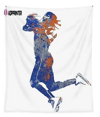 New York Shadow Basketball Art 1 Joe Hamilton Tapestry