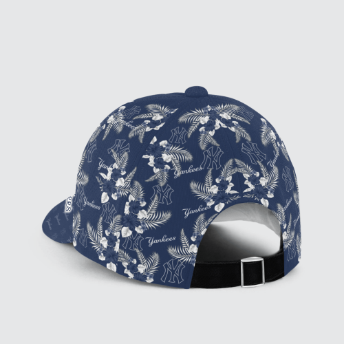 New York Yankees Floral Hawaiian Adjustable Baseball Classic Baseball Classic Cap Men Hat Men Hat