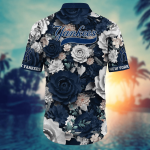 New York Yankees MLB Flower Hawaii Shirt And Tshirt For Fans, Custom Summer Football Shirts NA49624