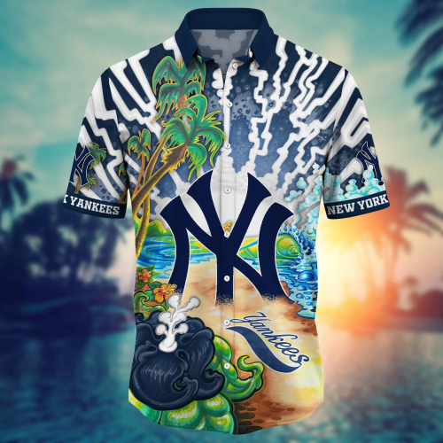 New York Yankees MLB Flower Hawaii Shirt And Tshirt For Fans, Summer Football Shirts NA49573