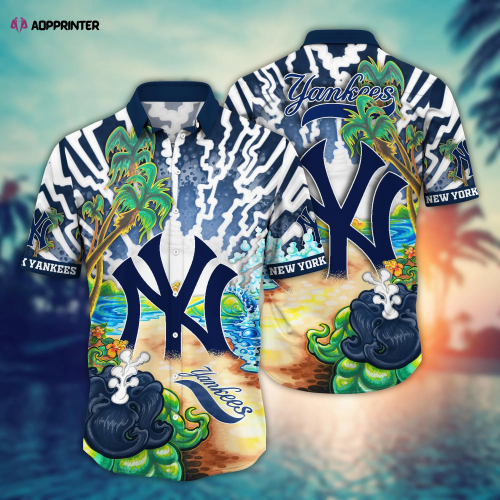 New York Yankees MLB Flower Hawaii Shirt And Tshirt For Fans, Summer Football Shirts NA49573