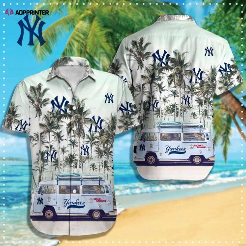 New York Yankees MLB-Hawaiian shirt Q-49288