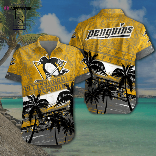 NHL Pittsburgh Penguins Hawaiian Shirt Gift Men Women Gift Men Women