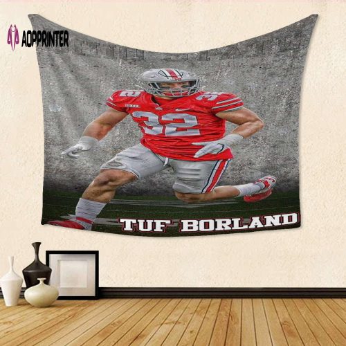 Ohio State Buckeyes Tuf Borland TA1 3D Full Printing Tapestry – Perfect Gift for Fans!