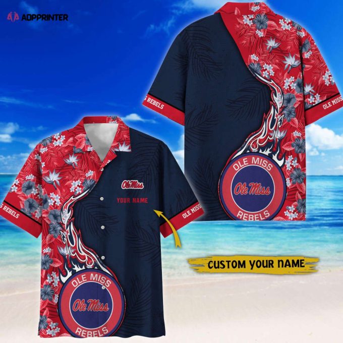 Ole Miss Rebels Hawaiian Shirt Gift Men Women Gift Men Women Custom