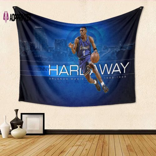 Orlando Magic Penny Hardaway1 Gift For Fan 3D Full Printing Tapestry