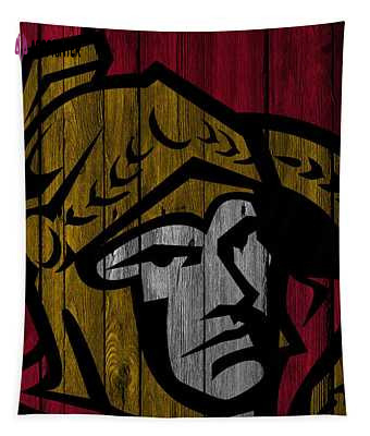 Ottawa Senators Wood Fence Joe Hamilton Tapestry