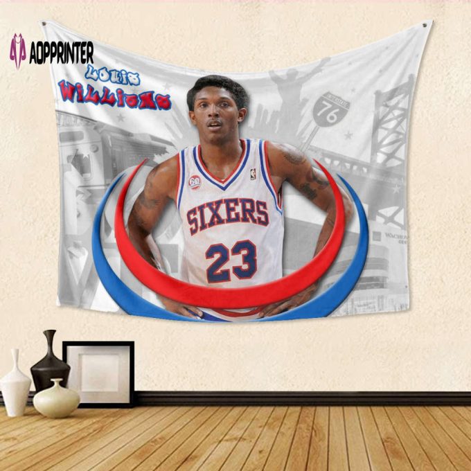 Philadelphia 76ers 3D Full Printing Tapestry – Perfect Gift for Louis Williams Fans