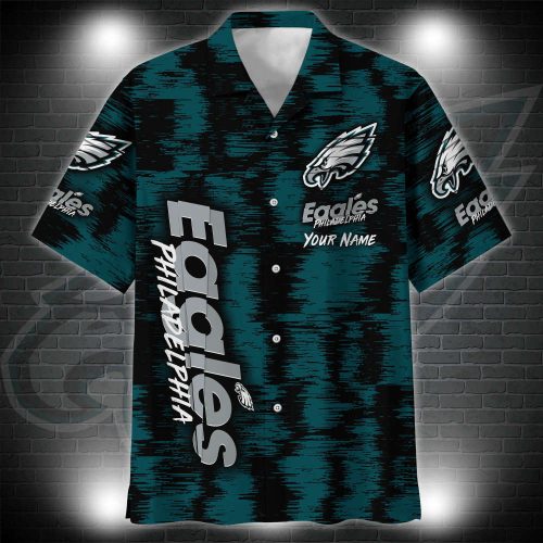 Philadelphia Eagles Hawaii Shirt Custom Your Name, Sport 3D Shirt, Gift For Fan EHIVM-57494