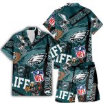 Philadelphia Eagles Hawaiian Shirt Gift Men Women Gift Men Women Full Set 1