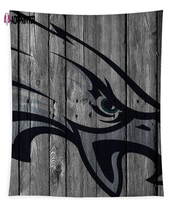 Philadelphia Eagles Wood Fence Tapestry Gifts For Fans