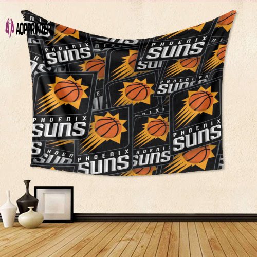Phoenix Suns Emblem v1 Gift For Fan 3D Full Printing Tapestry
