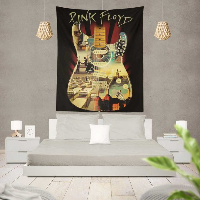 Pink Floyd and Guitar Art Tapestry