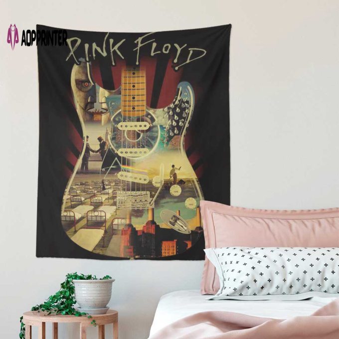 Pink Floyd and Guitar Art Tapestry