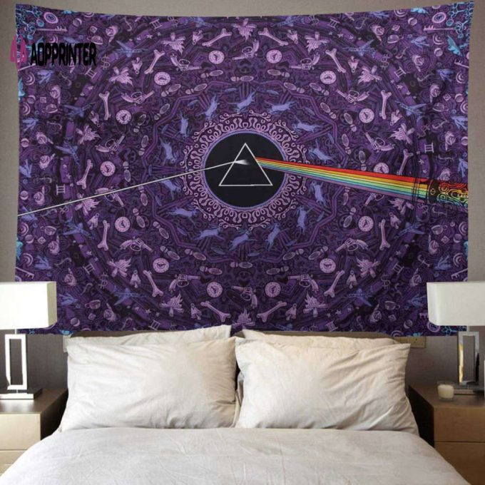 Pink Floyd Dark Side of the Moon Album Psychedelic Tapestry