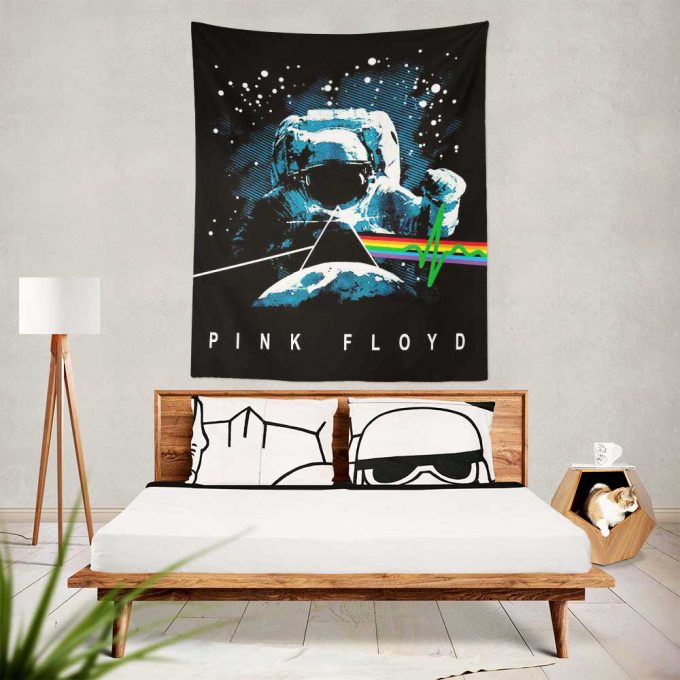 Pink Floyd Dark Side Pyramid Astronaut Tapestry