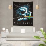 Pink Floyd Dark Side Pyramid Astronaut Tapestry