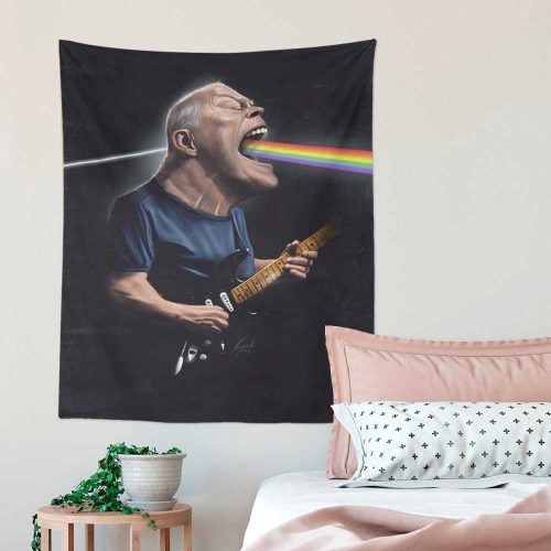 Pink Floyd David Gilmour Guitar Art Tapestry