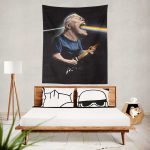 Pink Floyd David Gilmour Guitar Art Tapestry