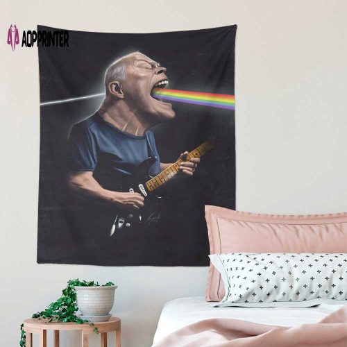 Pink Floyd David Gilmour Guitar Art Tapestry