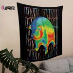 Pink Floyd Eye Catching Psychadelic Floating Pigs Tapestry