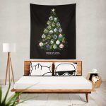 Pink Floyd Holiday Tree Tapestry