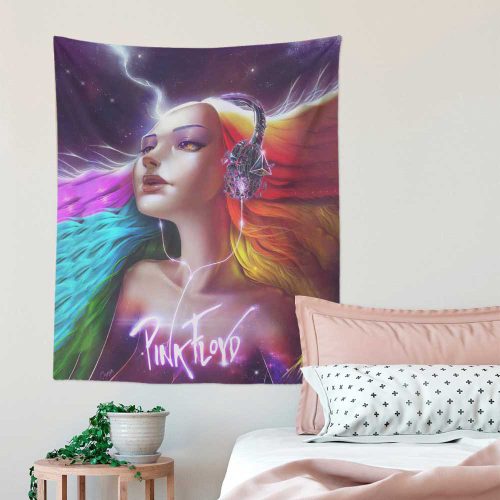 Pink Floyd Lady Art Tapestry