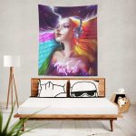 Pink Floyd Lady Art Tapestry