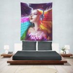 Pink Floyd Lady Art Tapestry