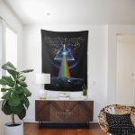 Pink Floyd The Dark Side Of The Moon Attack Earth Art back Tapestry