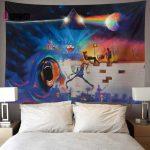 Pink Floyd The Wall Dark Side of The Moon Fine Art Tapestry