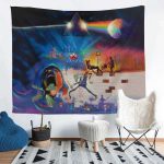 Pink Floyd The Wall Dark Side of The Moon Fine Art Tapestry