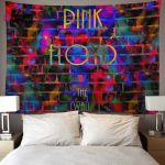 Pink Floyd The Wall Water Painting Tapestry