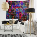 Pink Floyd The Wall Water Painting Tapestry