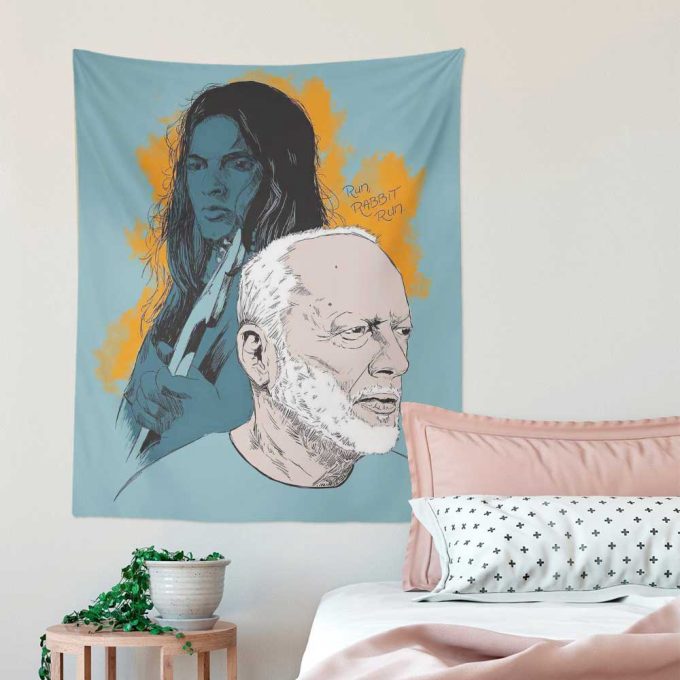 Run Rabbit Run Pokemon Pink Floyd Tapestry