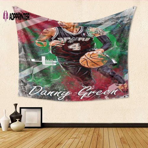 Official San Antonio Spurs Danny Green Tapestry – Perfect Fan Gift 3D Full Printing!