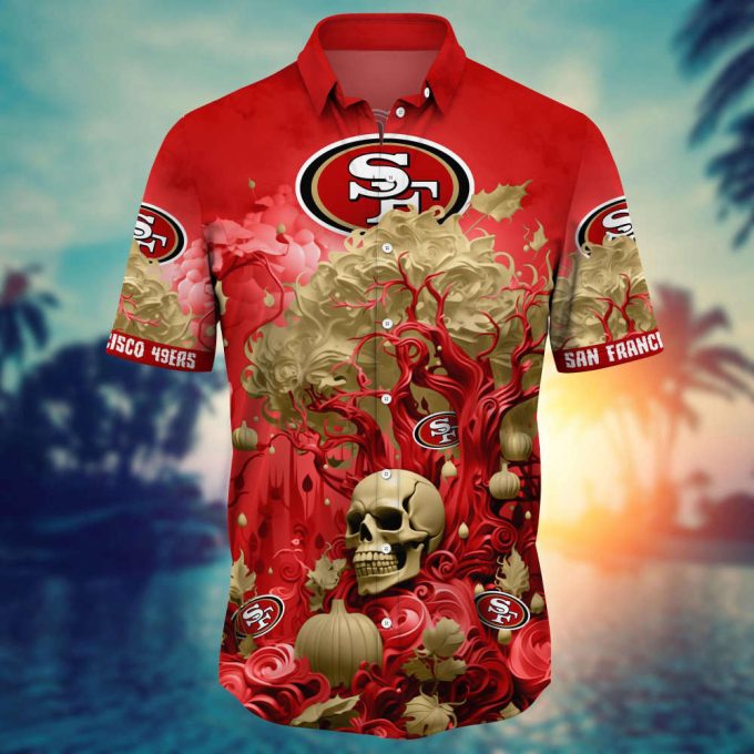 San Francisco 49ers  Skull Trending Hawaii Shirt New Arrivals H51939