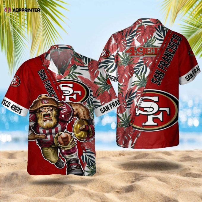 San Francisco 49ers Summer Hawaiian Shirt Gift Men Women Gift Men Women