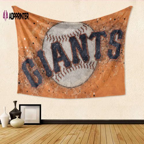 San Francisco Giants 3D Full Printing Tapestry – Perfect Gift for Fan!