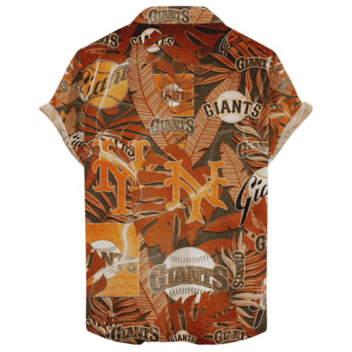 San Francisco Giants Retro Logo Hawaiian Shirt Gift Men Women Gift Men Women