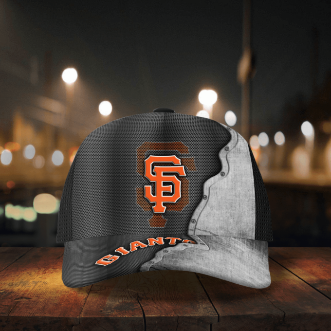 San Francisco Giants Specialized Metal Texture Baseball Baseball Classic Baseball Classic Cap Men Hat Men Hat